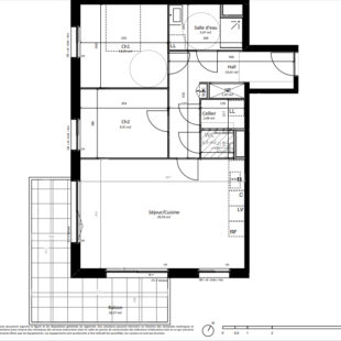 Appartement Halluin 3 pièce(s) 71.78 m2