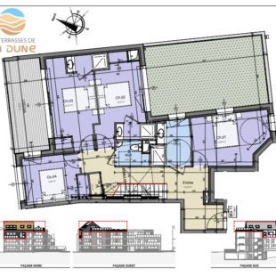 Appartement T5 de 117.67 m²  en Duplex