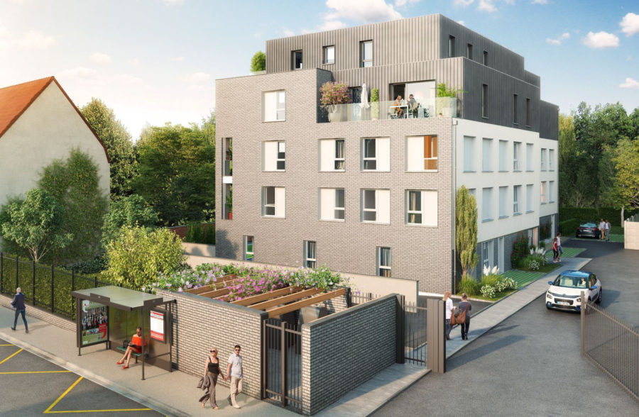 Appartement  Mouvaux 4 pièces + terrasse+ parking